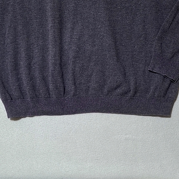 AXIST Men's Charcoal Gray V-Neck Long Sleeve Sweater - Size XXL‎ - Picture 4 of 11